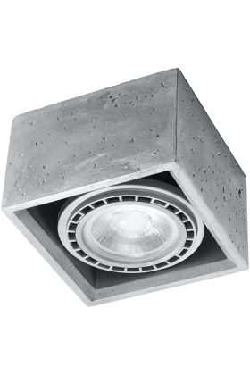 Sollux Quatro SL.0883 betonnen plafondlamp