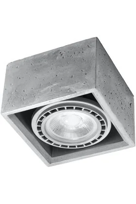 Sollux Quatro SL.0883 betonnen plafondlamp