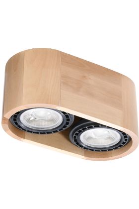 Sollux Basic SL.0914 houten ES111 plafondlamp