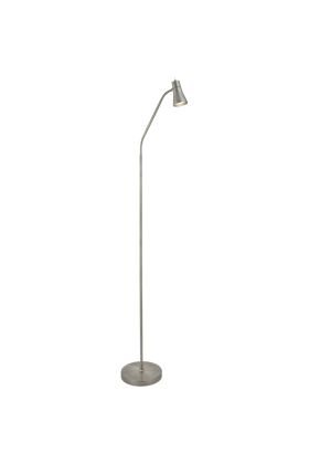 Searchlight Jolly EU1007SS staal kleurige vloerlamp