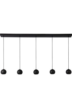 Hanglamp Eindhoven 1014-5BK zwarte hanglamp