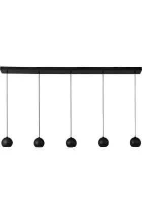 Hanglamp Eindhoven 1014-5BK zwarte hanglamp