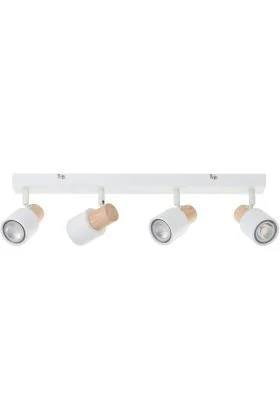 Brilliant Pini 10147/75 wit metaal met houten spot