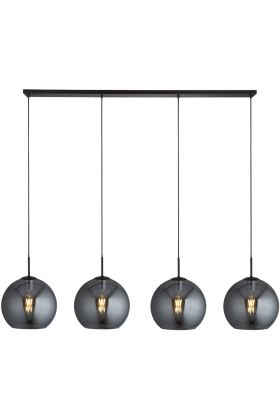 Searchligth Amsterdam 1024-4SM zwarte hanglamp