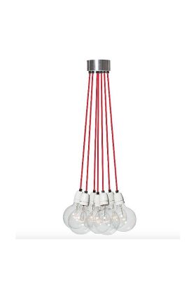 Hanglamp Lichtlab No.3 112124 rood