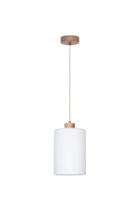 Britop Zefir 112860174 eikenhouten hanglamp met opaal glas