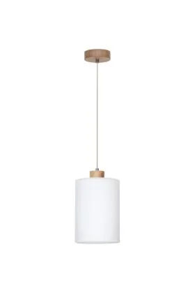 Britop Zefir 112860174 eikenhouten hanglamp met opaal glas