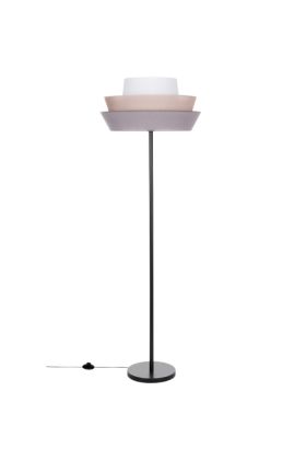 Britop Amar 12360104 vloerlamp met beige, roze met witte kap
