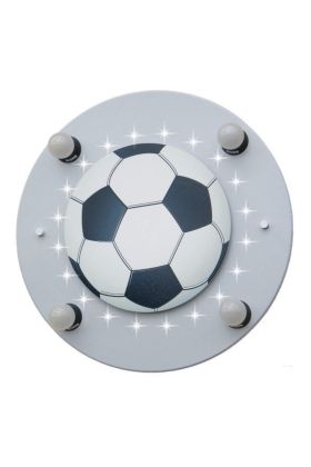Plafondlamp Voetbal zilver