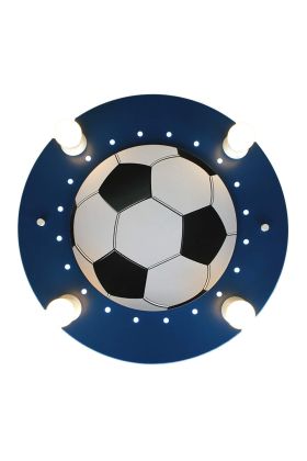 Plafondlamp Voetbal blauw