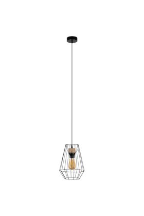 Britop Endorfina 1321104 hanglamp van metaaldraad en eikenhout