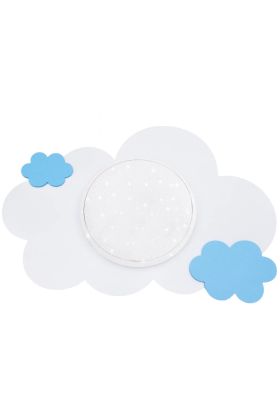 Elobra Wolk sterrenlicht blauw 137703 kinderlamp