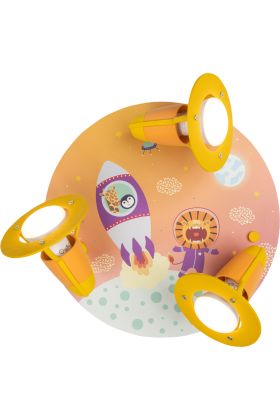 Elobra Kleine astronaut kinderkamer plafondspot 137970