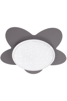 Plafondlamp Bloem sterrenlicht zilver 60cm
