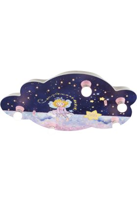 Elobra Lillifee sterrentovernaar kinder plafondlamp 138458