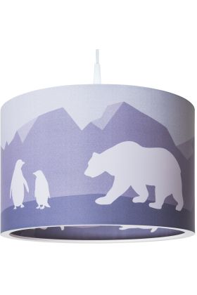 Elobra Antarctica 139561 lila hanglamp