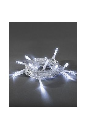 Konstsmide lichtsnoer 10 koel witte LEDs op batterij 1407-203