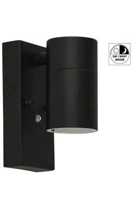 Searchlight Rochester 14601BK buitenlamp met dag nacht sensor