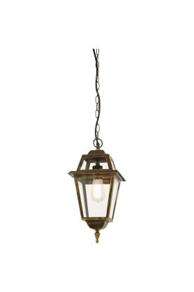 Searchlight New Orleans 1526 zwart gouden buitenhanglamp