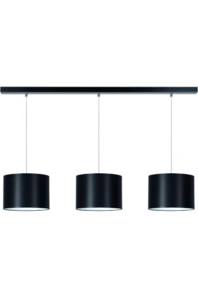 Britop Dove 15400304 zwarte hanglamp van metaal en textiel