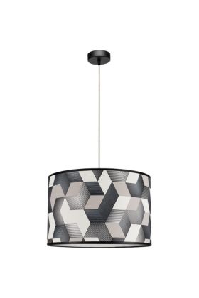 Britop Espacio 154840104 zwart witte hanglamp