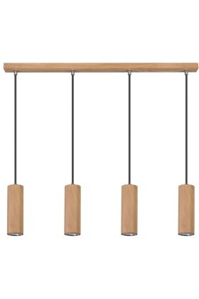 Spotlight Pipe 1551474 eikenhouten hanglamp