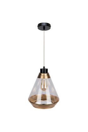 Britop Mistral 15820104 zwart met goud kleurige hanglamp