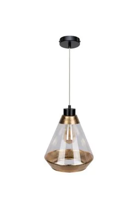 Britop Mistral 15820104 zwart met goud kleurige hanglamp