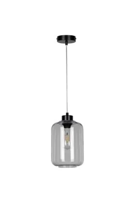Britop Tarro 15890104 zwarte hanglamp met rookglas