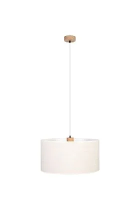 Britop Boho 16910174 hanglamp van eikenhout en linnen