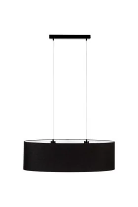 Britop Dove 17400204 zwarte hanglamp van metaal en textiel