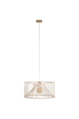 Britop Reve 184417174 hanglamp van macrame touw en eikenhout