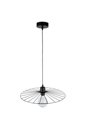 Britop Antonella 189249104 zwarte hanglamp van metaaldraad