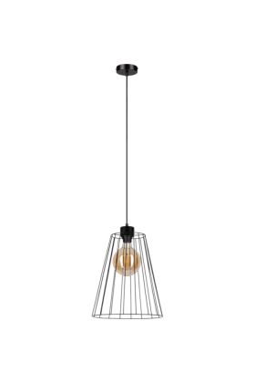 Britop Swan 19349104 zwarte hanglamp van metaaldraad