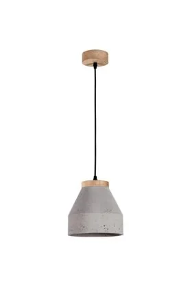 Britop Tristan 1939174 betonnen hanglamp met eikenhout