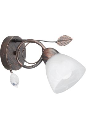 Trio Traditio 200700128 antiek bruine wandlamp