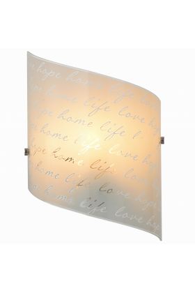 Trio Signa 202500101 wandlamp home life love hope