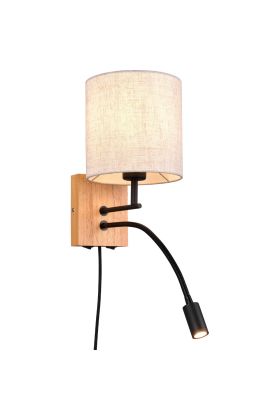 Trio Nilam 212879236 wandlamp met leeslamp