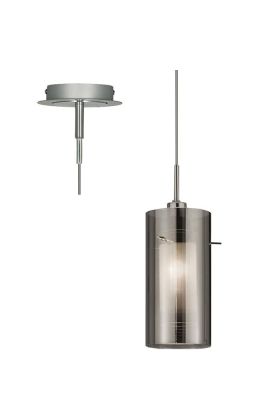 Searchlight Duo 2301sm rookglazen hanglamp