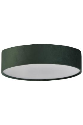 Searchlight Drum 23298-2GR groen fluwelen plafonniere
