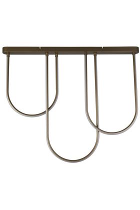 Plafondlamp Chime brons 110cm