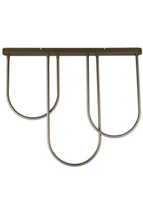 Plafondlamp Chime brons 110cm