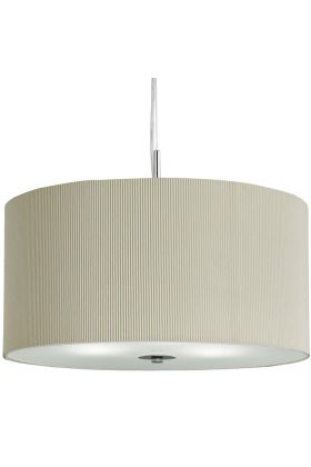 Searchlight Drum 2356-60CR creme kleurige hanglamp