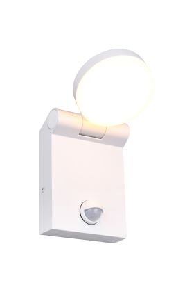 Trio Adour 245569131 witte buitenlamp met kantelbare kop