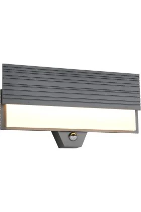 Trio Mariza 247069142 antraciet grijze buitenlamp met bewegingsmelder