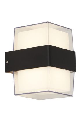 Searchlight Pittsburgh 25122-2BK zwarte buitenlamp