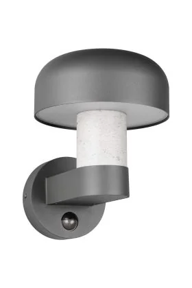 Trio Fraser 262569178 antraciet wandlamp met beton imitatie