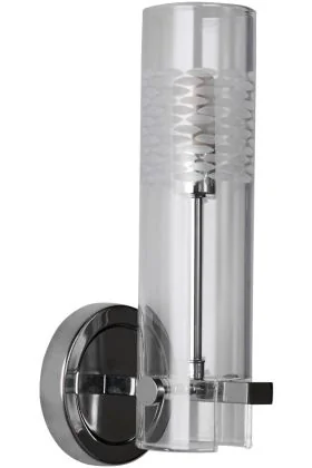 Searchlight Scope 27981CC badkamer wandlamp met geëtst glas