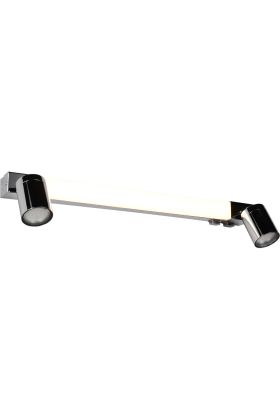 Trio Enrico 281470306 chromen spiegellamp met twee spots