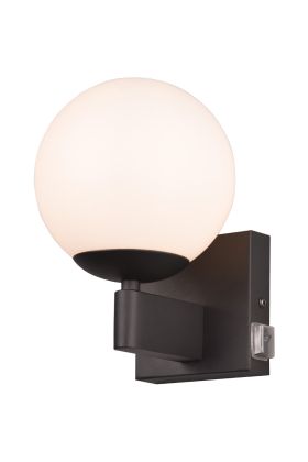 Trio Kula 284270132 zwarte badkamerlamp